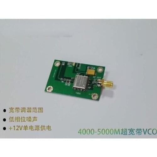 C-band Ultra-wideband VCO 4000-5000M Wideband Voltage-controlled Oscillator Adjustable C-band Signal Source