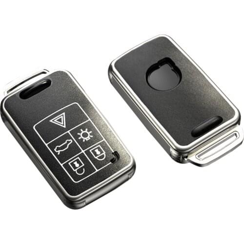 TPU Car Key Case Compatible for XC60 S80 Remote Key Case Shell Auto Accessories