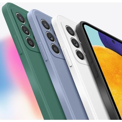 For Samsung Galaxy A51 A71 A31 A21S A11 A01 Case Square Liquid Silicone protect Back Cover For Samsung A50 A30 A10S A20S A7 2018