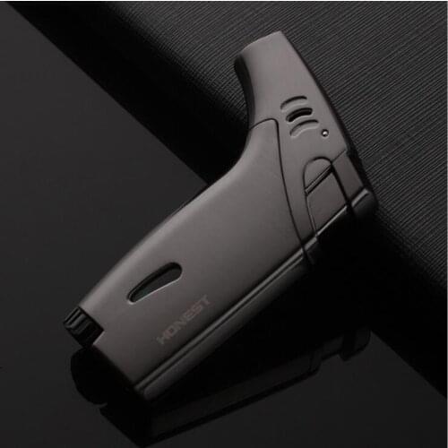 Honest Gas Lighter BC-FeiXiang Windproof Blue Flame Inflatable Outside Tool Kitchen Accessories With Gift Box