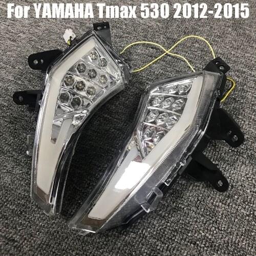 For YAMAHA T-MAX 530 Tmax 530 TMAX530 T-MAX530 2012-2015 2014 Motorcycle Accessories Front Turn Signal Indicator Light Led Lamps
