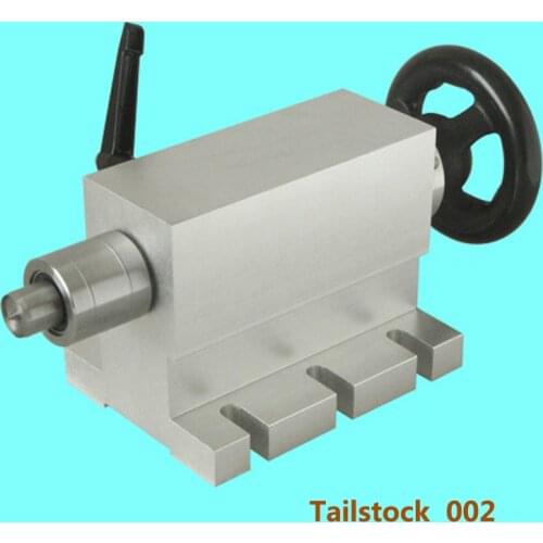 CNC tailstock 4 Axis MT2 Rotary Axis Lathe Wood router Chuck for CNC Router Engraving Machine