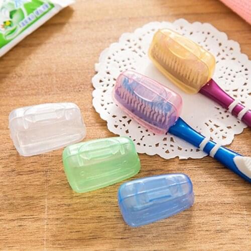 5Pcs/Lot Portable Toothbrush Head Cover Case For Travel Hiking Camping Toothbrush Box Brush Cap Case Support Bathroom Accessory