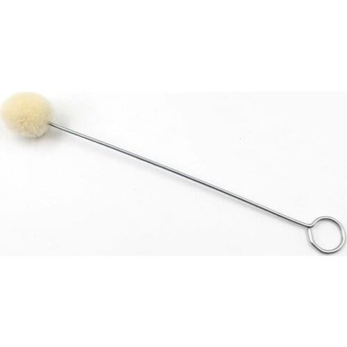 20Pcs Leather Dye Wool Daubers Ball Brush for DIY Crafts Dauber Dyeing Applicator with Metal Handle for DIY Crafts Projects