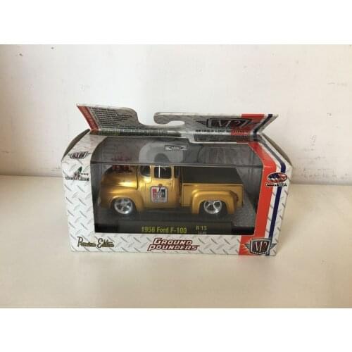 M2 1/64 1956 Ford F100 Collection Metal Die-cast Simulation Model Cars Toys