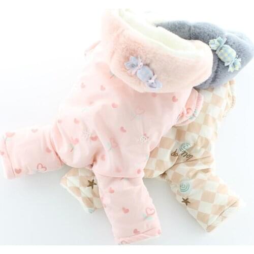 Small Dog Costumes Winter Doggie Puppy Chihuahua Yorkshire Pomeranian Shih Tzu Maltese Poodle Bichon Clothes Pet Clothing Outfit