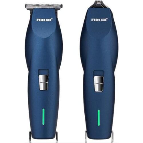 Nikai 2 in 1hair trimmer set USB rechargeable hair clipper hair carving haircut machine oilhead clipper white trimmer