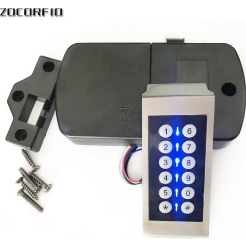 Metal Panel Digital Electronic Intelligent Password Keypad Number Cabinet Door Code Lock fechadura digital smart lock