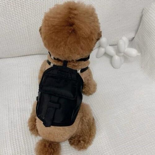 Fashion Pet Dog Adjustable Backpack Harness Style Bag For Small Medium Dogs Schnauzer French Bulldog Pug Dropshipping YKB02