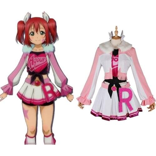 Love Live Sunshine Cosplay Ruby Kurosawa Cosplay Costumes Uniform Outfit Anime Cosplay Costume Halloween Carnival Cosplay