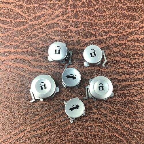 OkeyTech 2 Pair Car Remote Key Cover Cap Pad FOB Shell Case Button Replacement Kit For Honda Accord Jazz CRV Civic HRV 3 Buttons