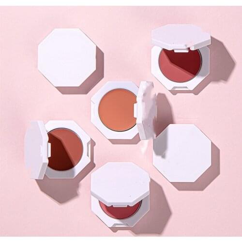 Face Matte Blush Palette 4 Color Cheek Blusher Powder Makeup Rouge Mineral Pigment Cosmetics Long Lasting Natural Make Up