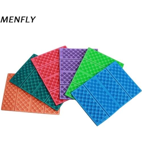 MENFLY Sandbeach Portable Camping Mat Lightweight Cellular Picnic Barbecue Cushion Collapsible XPE Foam Stain Resistant Pad