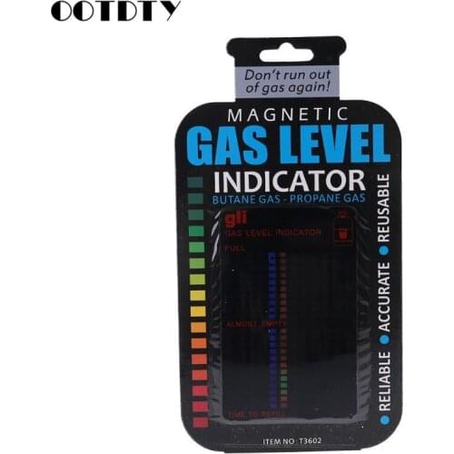 Practical Propane Butane LPG Fuel Gas Tank Level Indicator Magnetic Gauge Bottle