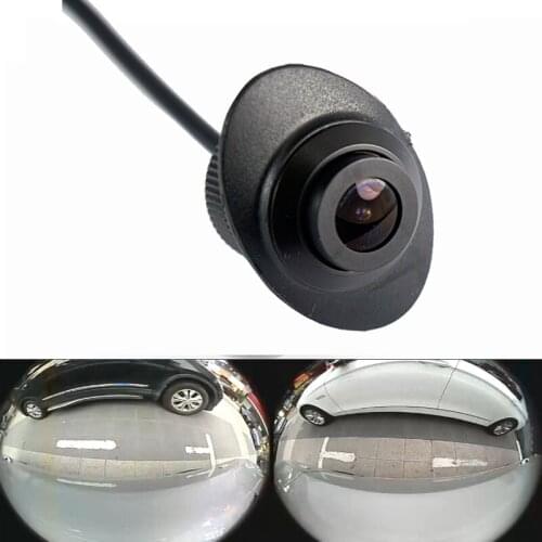 2Lines Control -180Degree Wide Angle Night Vision Car Camera Front/Side /Left/Right /Rear View Camera 360Rotation Universal Car