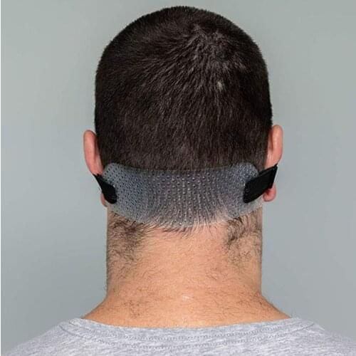 Men Shaving Neckline Template For Barber Hair Removal Neck Straight Cut Hairdresser Tool Shave Use Elastic Band