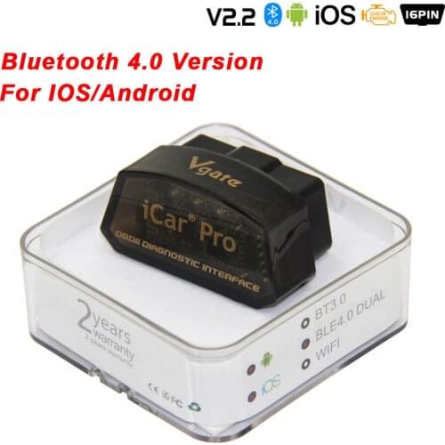 Vgate iCar Pro Bluetooth 4.0 ELM327 WIFI OBD2 Scanner ELM 327 Scan Tool Android/IOS OBD II OBD Car Diagnostic Tool Code Reader