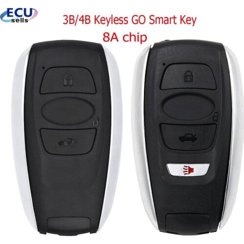3B/4B Keyless GO Smart Key 433MHz H/8A/RF430 Chip P1=F3 Denso 14AHK For Subaru Forester Legacy Impreza XV BRZ 2014 2015 2016 17