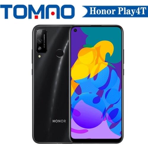 Honor Play4T Kirin 710A Octa Core Cellphone 6GB RAM 64GB 128GB ROM 1560x720 4000mAh Big Battery 48MP Dual Camera Android 10 OTA