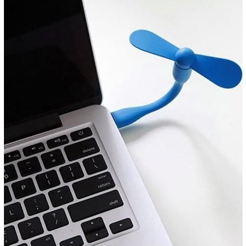 USB Fan Super Mute Small Fan Portable Flexible Mini Fan for Notebook Laptop Computer TS1