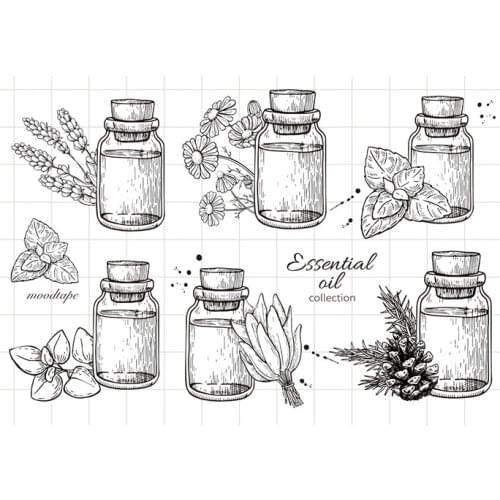 Vase stamp Clear Stamp for Scrapbooking Transparent Silicone Rubber DIY Photo Album Decor 208