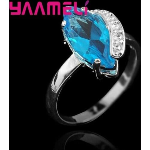 Vintage Retro Women Band Rings Shining 925 Sterling Silver AAA Cubic Zircon Stone Prong Setting Wedding Accessory