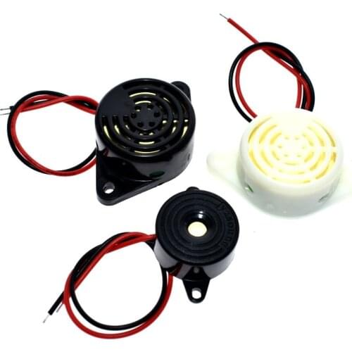 SUQ 95DB Alarm High-decibel DC 3-24V 12V Electronic Buzzer Beep Alarm Intermittent Continuous Beep for Arduino Car Van SFM-27