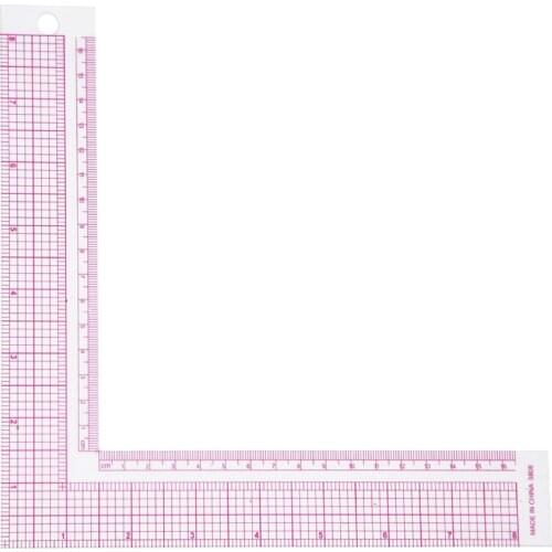 1Pcs Plastic L-Square Shape Ruler Curve Sewing Craft Professional Tailor Measure Craft Ruler DIY Tools