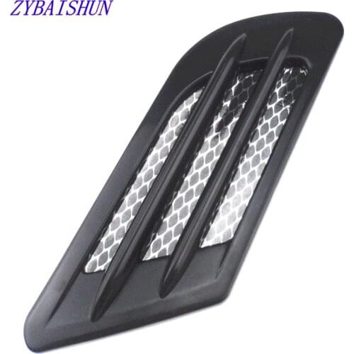 2PCS of new simulation fake air outlet shark gills car styling mold decoration tuyere for Peugeot 206 207 208 301 307 308 407