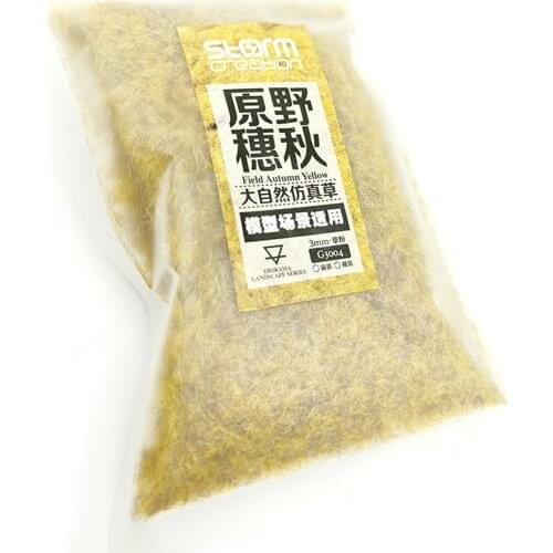 3mm Diorama Static Grass Terrain Powder Flocking tufts Railroad for Grassland Layout Architectural Model Making Materials