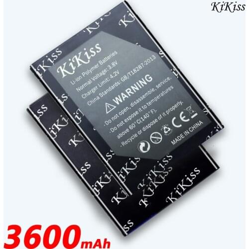KiKiss Replacement Battery Authentic 3600mAh For Ulefone S7 Li-ion Polymer Rechargeable For Ulefone S7 Phone Batteries
