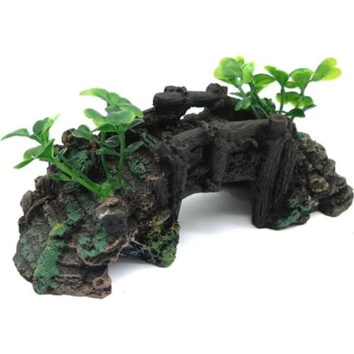 Aquarium Resin Suspension Bridge Round Arch Bridge Sand Table Crafts Micro Landscape Succulent Decoration Landscaping Ornaments