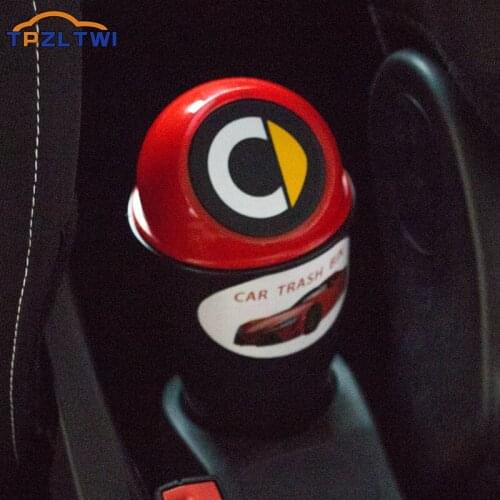 Car Mini Trash Garbage Can For Smart Fortwo Forfour Crossblade City Cabrio City-Coupe Roadster 453 451 450 454 452 Accessories