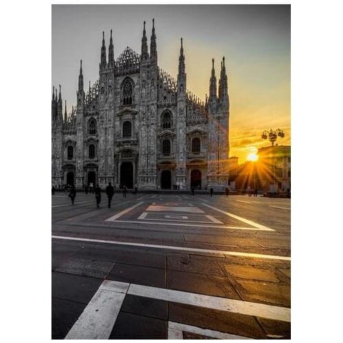 More style Black and White Photograph Landscape Picture Art Film Print Silk Poster Home Wall Decor 24x36inch