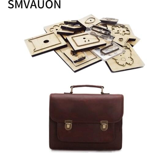 Handbag Wooden Die-cutting Diy Card Bag Wallet Mold New Steel Die Coin Wallet Suitable For Die-cutting Machines SMVAUON