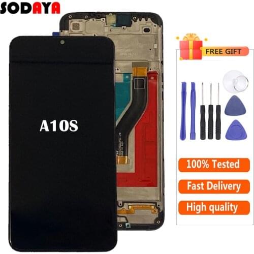 6.2 inch Original Display For SAMSUNG Galaxy A10s LCD Screen Touch Screen with Frame Replacement A107F SM-A107M SM-A107F/DS