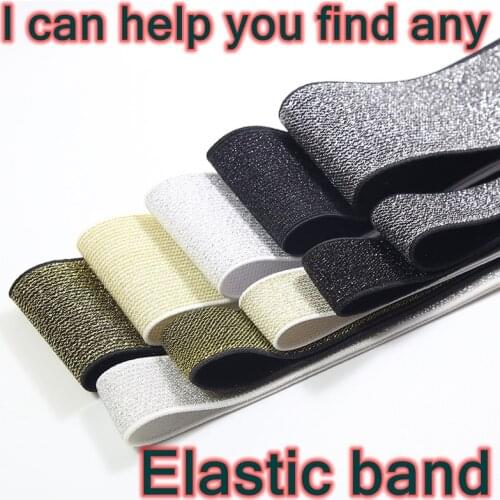 Multi-size gold Elastic Bands 38~50MM Elastic Ribbon Clothing Bags Trousers Elastic Rubber DIY Sewing Accessories rubber band