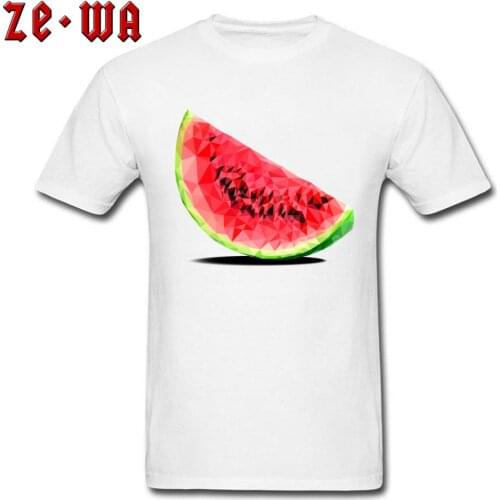 3D Watermelon T Shirts Men T-shirt Thanksgiving Day Tops & Tees Fashionable Tee Shirt Round Neck 100% Cotton Streetwear