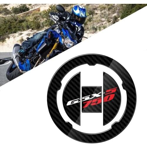 Gsx s 750 3d Carbon Tank Pad Fuel Tank Cap Motorcycle Protector Decals Case For Suzuki GSXS750 GSX-S750 2015 2016