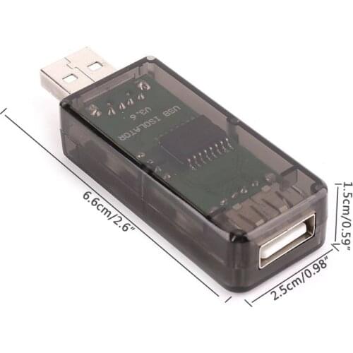 USB To USB Isolator Industrial Grade Digital Isolators With Shell 12Mbps Speed ADUM4160/ADUM316 USB Isolator