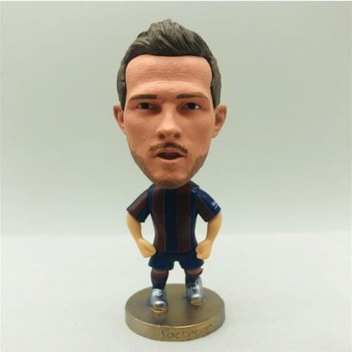 Soccerwe 2.55" Height Soccer Star Dolls BC# 8# Pjanic Figures Red Blue 2021