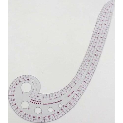 Multi-Function Sewing Ruler Curve Ruler Clothing Sample Garment Cutting Pattern Making Metric Yardstick Drawing Sewing Tools