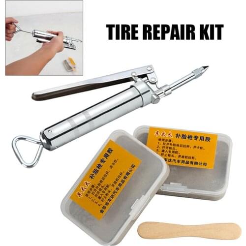 Upgraded Car Tire Repair Kit Inner Tire Rubber Strip Emergency Vacuum Tire Fast Repair Tool Gift With Valve Cap