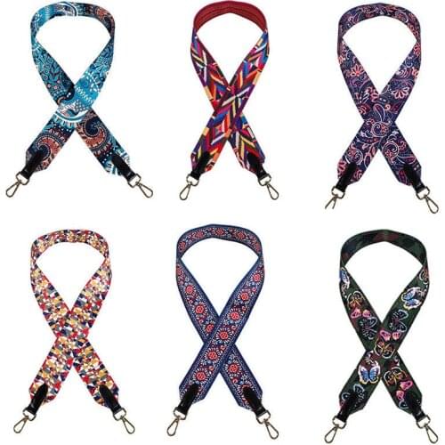 Fashion Colored Belt Bags Strap Accessories For Women Rainbow Adjustable Shoulder Hanger Handbag Straps Decorative Chain Bag Oba