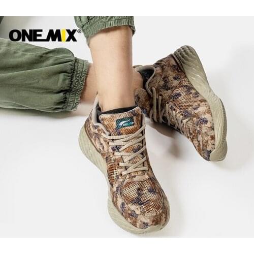 Onemix New Running Shoes For Man Outdoor Light Sneakers Non Slip Womens Walking Trail Camping Trekking Breathable Sport Shoes