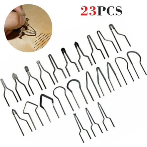23Pcs/Pack 1mm Pyrography Wire Tips Adjustable Wood Burning Heating Wire Replacement Carving Pyrographic Accessories