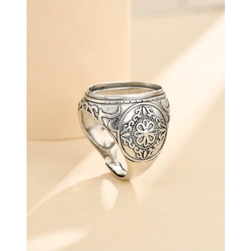 15*22mm 925 STERLING SILVER Semi Mount Bases Blanks base blank Pad men ring Setting set jewelry findings (without stone) A5337