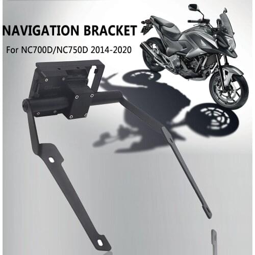 2014-2020 For HONDA NC750D NC 750D NC750 D Motorcycle Front Phone Stand Holder Smartphone Phone GPS Navigaton Plate Bracket
