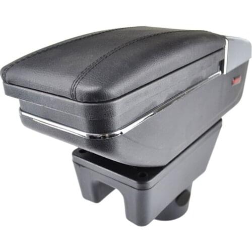 Armrest for Mitsubishi Mirage Attrage 2014 - 2018 Arm Rest Rotatable Storage Box Decoration Car Styling 2015