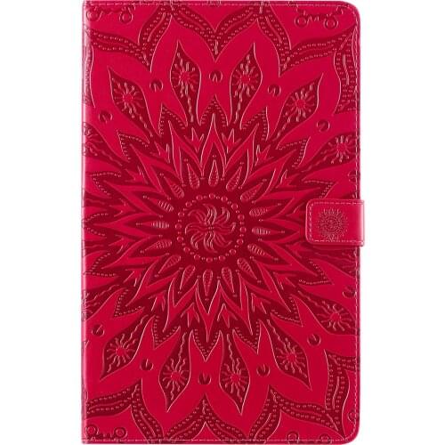 Funda PU Leather skin for Samsung Galaxy Tab A Case 10.1 inch 2019 SM-T510 SM-T515 Folio stand Cover Tablet protective Shell+pen